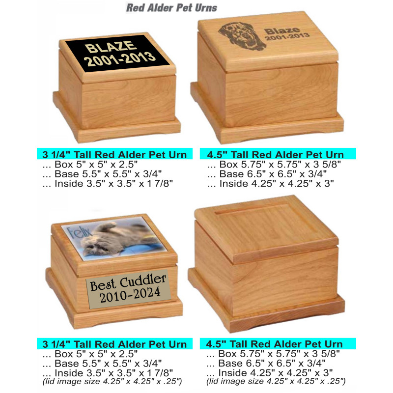Pet Urn with Plate