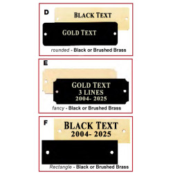 Urn Plates