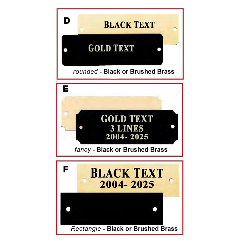Urn Plates